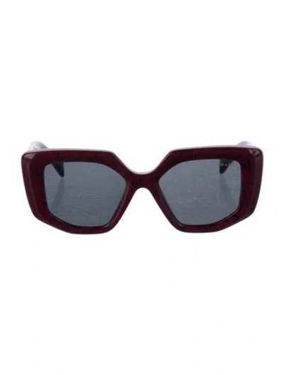 Pre-owned Prada Oversize Tinted Sunglasses In Multi