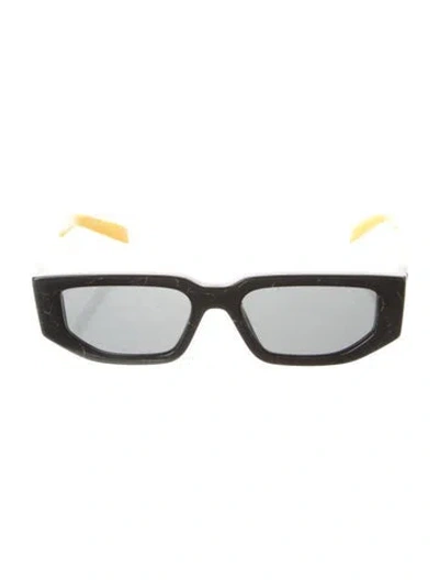 Pre-owned Prada Oversize Tinted Sunglasses In Multi