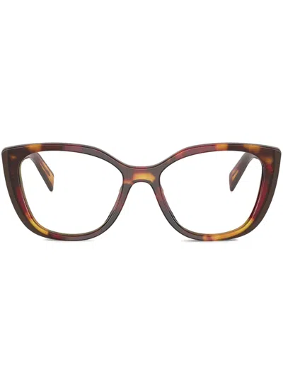 Prada Oversized-frame Glasses In Brown