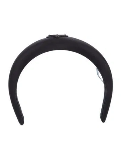 Pre-owned Prada Oversized Headband In Black