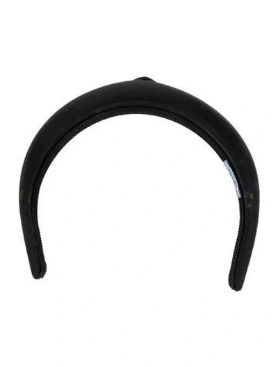 Pre-owned Prada Oversized Headband In Black