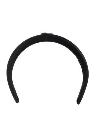Pre-owned Prada Oversized Headband In Black