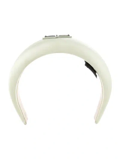Pre-owned Prada Oversized Headband In Green