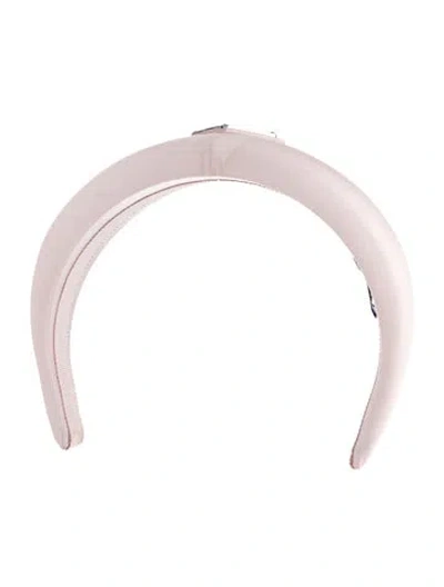 Pre-owned Prada Oversized Headband In Pink