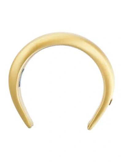 Pre-owned Prada Oversized Headband In Yellow