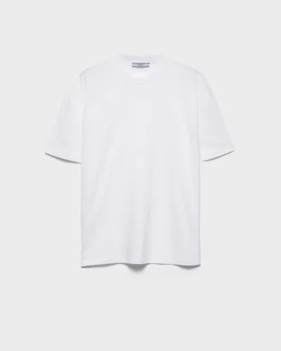 PRADA OVERSIZE-T-SHIRT AUS JERSEY