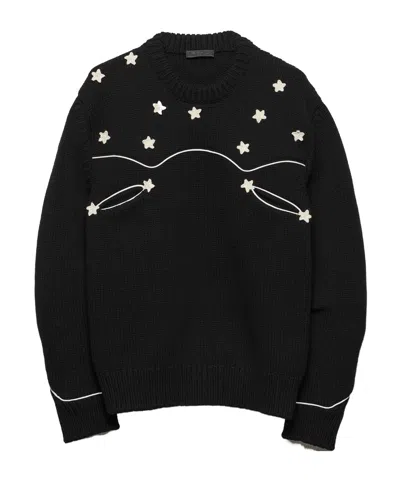 PRADA PRADA LONG-SLEEVED CREWNECK JUMPER