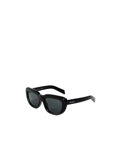 Prada Oversized Sunglasses In Black