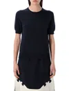 Prada Oversized Wool Sweater In Blue