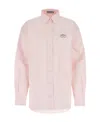 Prada Light Pink Oxford Oversize Shirt In Pink