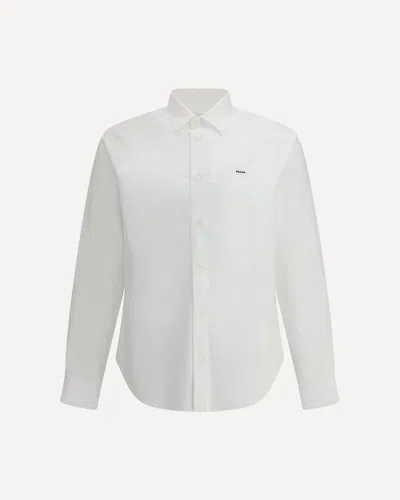Prada Oxford Shirt In White