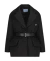Prada Re-nylon Down Jacket In Black