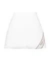 Prada Padded Cotton Miniskirt In White