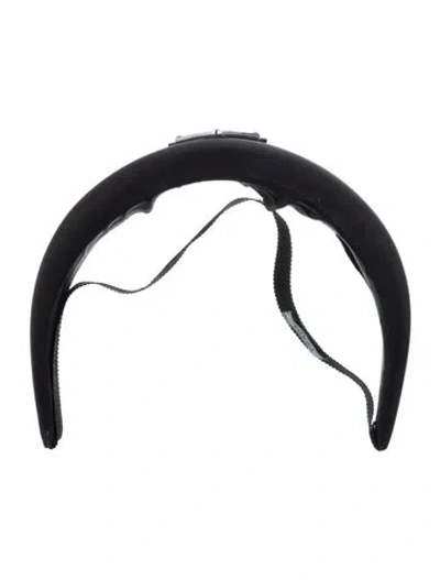 Pre-owned Prada Padded Headband In Black