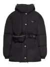 Prada Padded Jacket In Re-nylon In Black