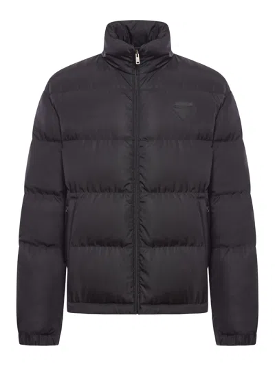 Prada Men Padded Jacket Re-nylon In Black