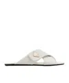 Prada Slippers In Nappa Bianca Donna In White