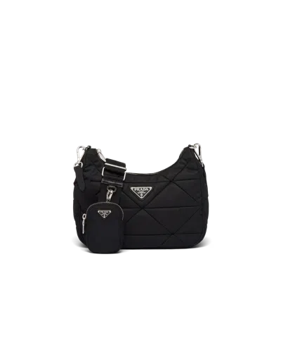 PRADA PADDED RE-NYLON SHOULDER BAG