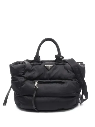 Pre-owned Prada Padded Tote Bag In Black