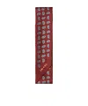 Prada Printed Silk Twill Skinny Tie In Red
