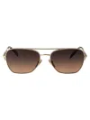 Prada Pilot Frame Sunglasses Sunglasses In Brown