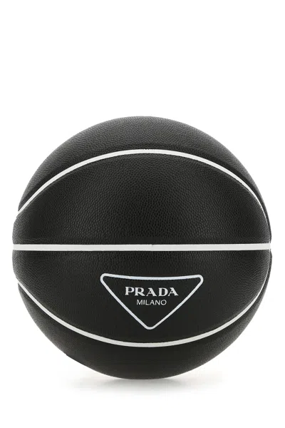 Prada Palla Da Basket In Gomma Bicolor Unisex