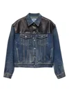 Prada Denim And Leather Jacket