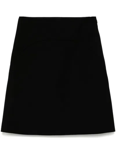 Pre-owned Prada Panelled Skirt In 黑色