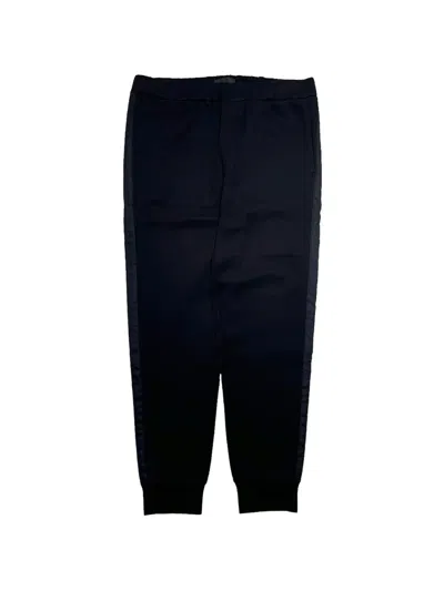 Prada Panelled Track Pants In Black