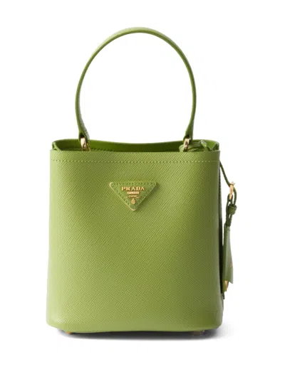Prada Panier Mini-tasche In Grün