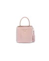 Prada Panier Shearling Mini-bag In Orchid Pink