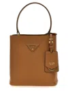 Prada Panier Small Hand Bags Brown
