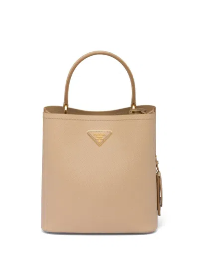 Prada Panier Tote Bag In 中性色