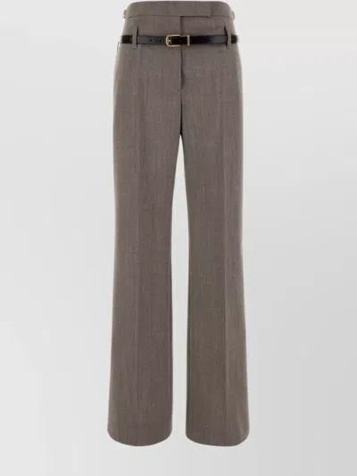 PRADA PANT WOOL BLEND LOOPS BELT
