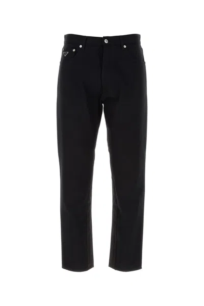 Prada Pantalone-32 Nd  Male In Black