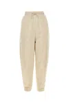 Prada Pantalone In Re-nylon Sabbia  Donna