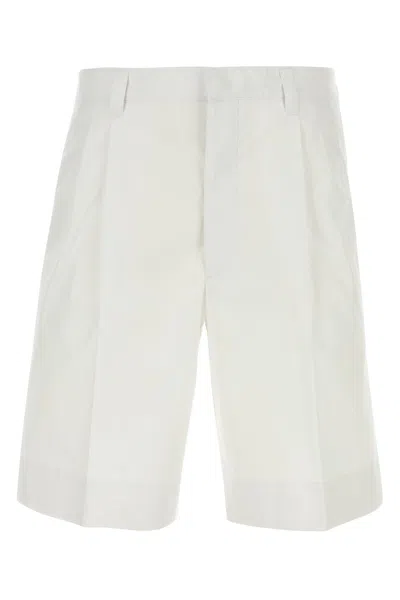 Prada Pantalone-46 Nd  Male In White