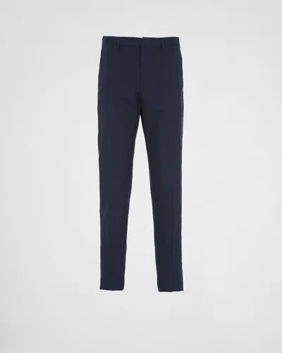Prada Pantalone In Blue