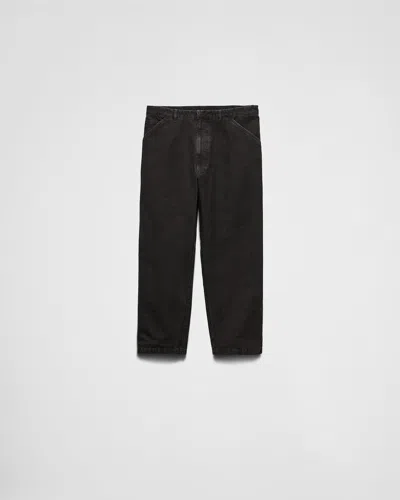 PRADA PRADA PANTALONE CANVAS OLD
