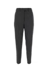 Prada Wool Tailored Trousers In Blue