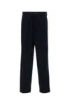 Prada Pantalone In Velluto A Coste Blu Notte  Uomo
