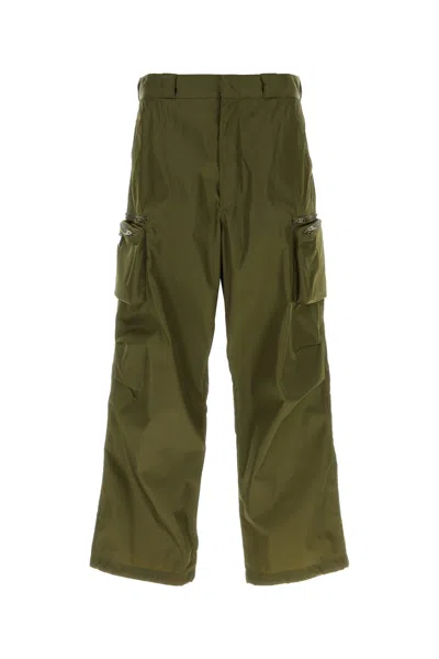Prada Pantalone-m Nd  Male In Green