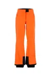 Prada Waterproof Gore-tex Snowboard Pants For Women In Orange