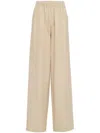 Prada Pantalone Popeline In Brown