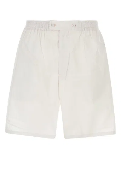 Prada Pantalone-l Nd  Male In White