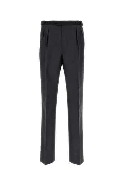 Prada Pantaloni-52 Nd  Male In Gray