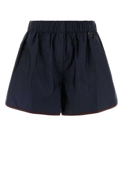 Prada Pantaloni In Blue
