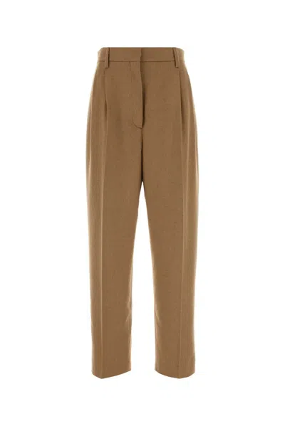 Prada Pantaloni In Camel