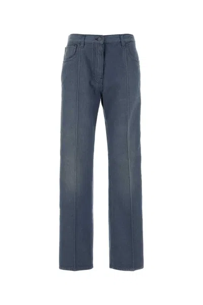 Prada Pantaloni In Light Blue