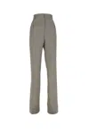 Prada Trousers With Back Pockets And Cuffed Hem